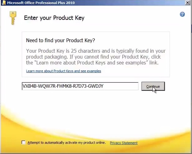 how to find microsoft office activation key