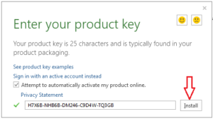 Clave de producto de Microsoft Office 2013