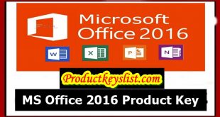 Microsoft Office 2016 product key