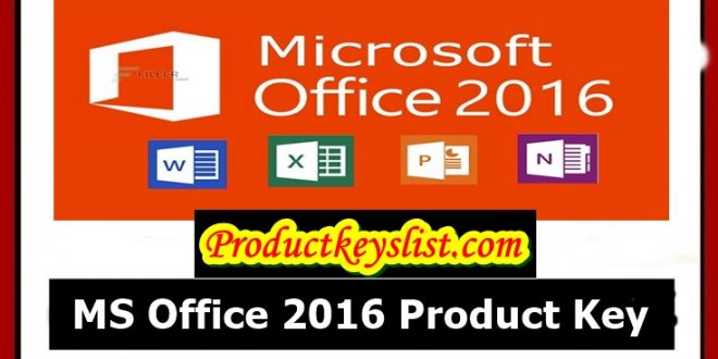 Microsoft Office 2016 Product Key [2021 Updated] + Method