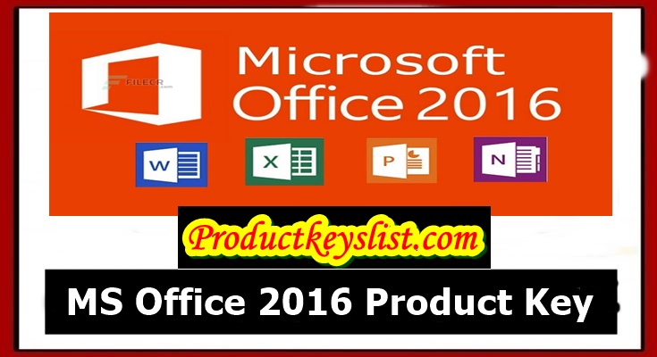 Clave de producto de Microsoft Office 2016