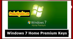 Windows 7 Home Premium Product keys