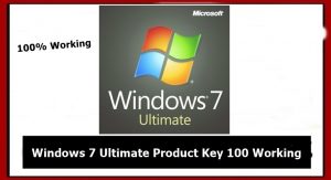 windows 7 ultimate product keys