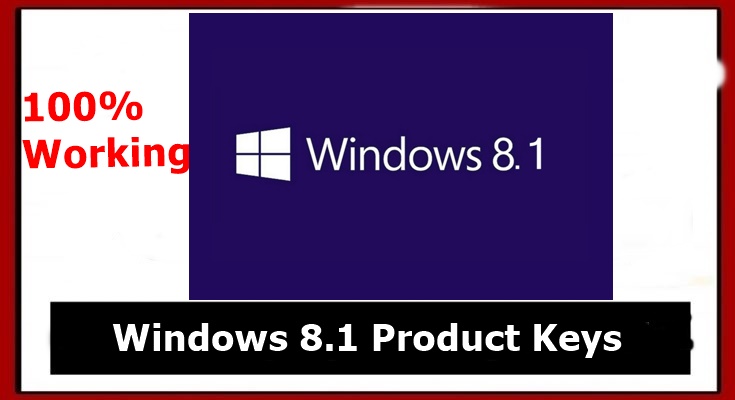 Windows 8.1 product keys list