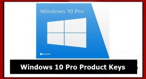 Clave de serie de las claves de producto de Windows 10 Pro