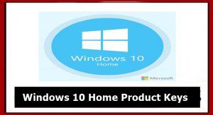 Claves de producto de Windows 10 Home