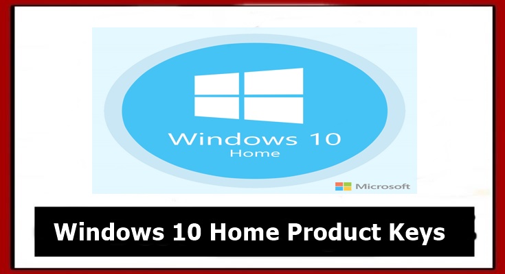 windows 10 serial key home